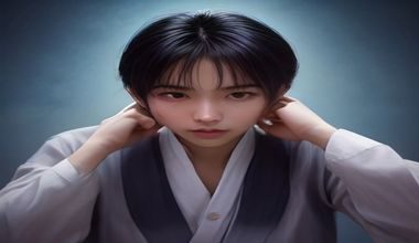 网络社区安全访问示意图，用户在明亮环境下使用笔记本电脑浏览论坛，画面温暖专注